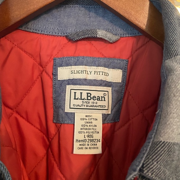 LL Bean insulated flannel - Picture 2 of 2
